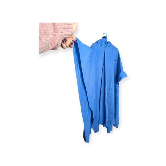 Stearns Rain Blue PVC Poncho 50" x 94" Snap Around - Picture 6 of 12